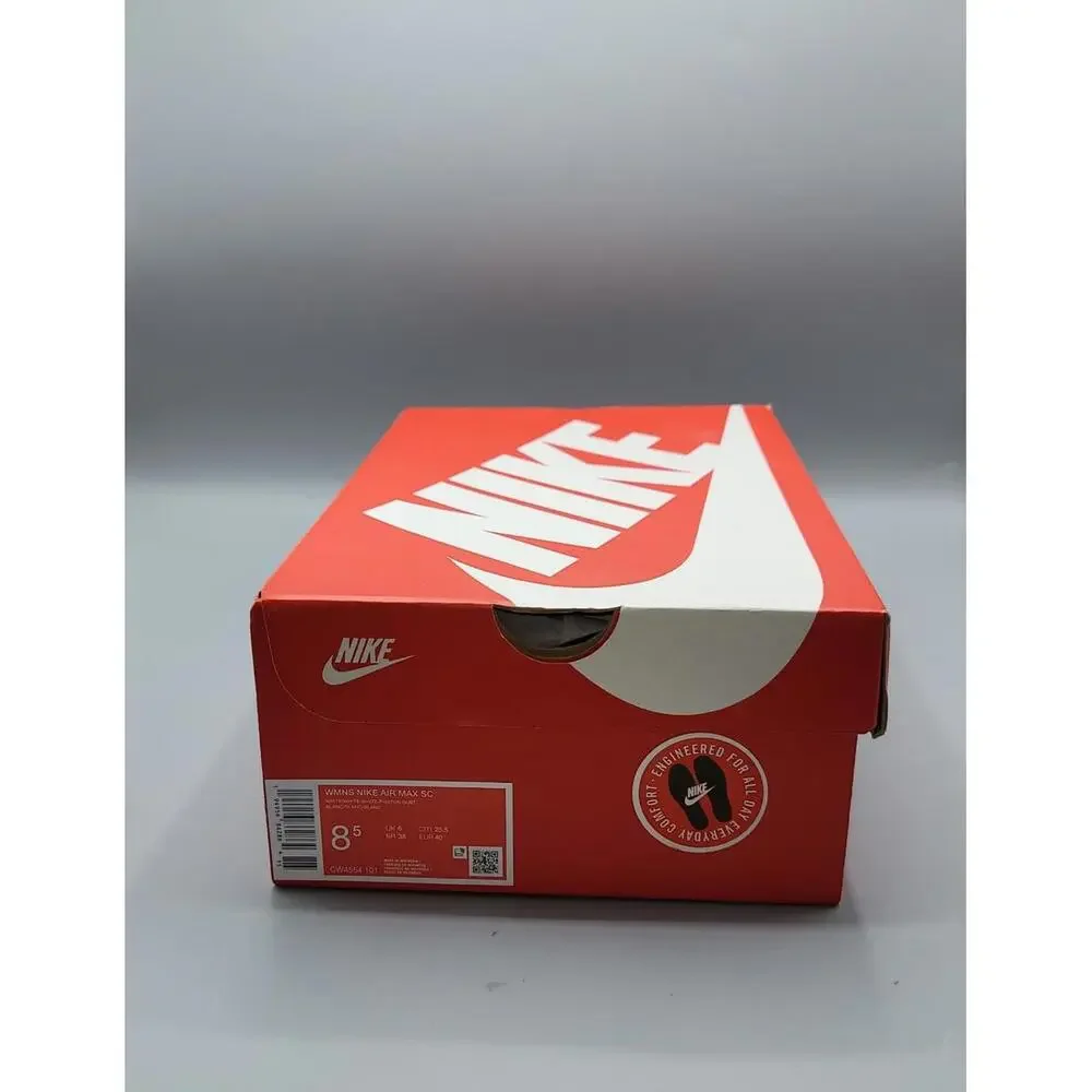 Womens Nike Air Max SC Triple White New With Box Size 8.5 - Picture 2 of 8